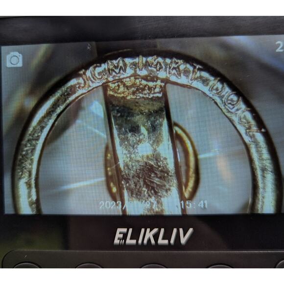 14K Yellow Gold Diamond-Cut Chain Necklace w/ Princess Cut CZ Pendant 19”, 1.86g - Picture 5 of 7